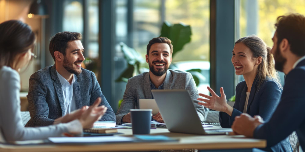 Data Analytics Professionals in a boardroom
